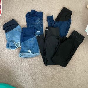 MATERNITY JEANS AND SHORTS